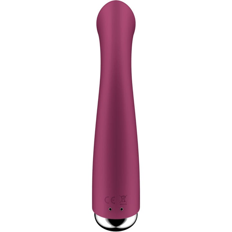SATISFYER VIBRATOR Rose SATISFYER - SPINNING G-SPORT 1 VIBROMASSEUR STIMULATEUR CLITORIDIEN ROTATOR ROUGE
