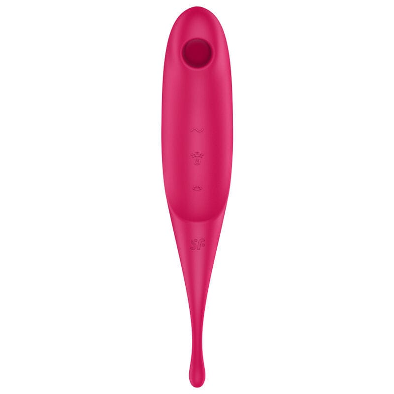 SATISFYER AIR PULSE Rouge SATISFYER - STIMULATEUR ET VIBRATEUR TWIRLING PRO AIR PULSE ROUGE