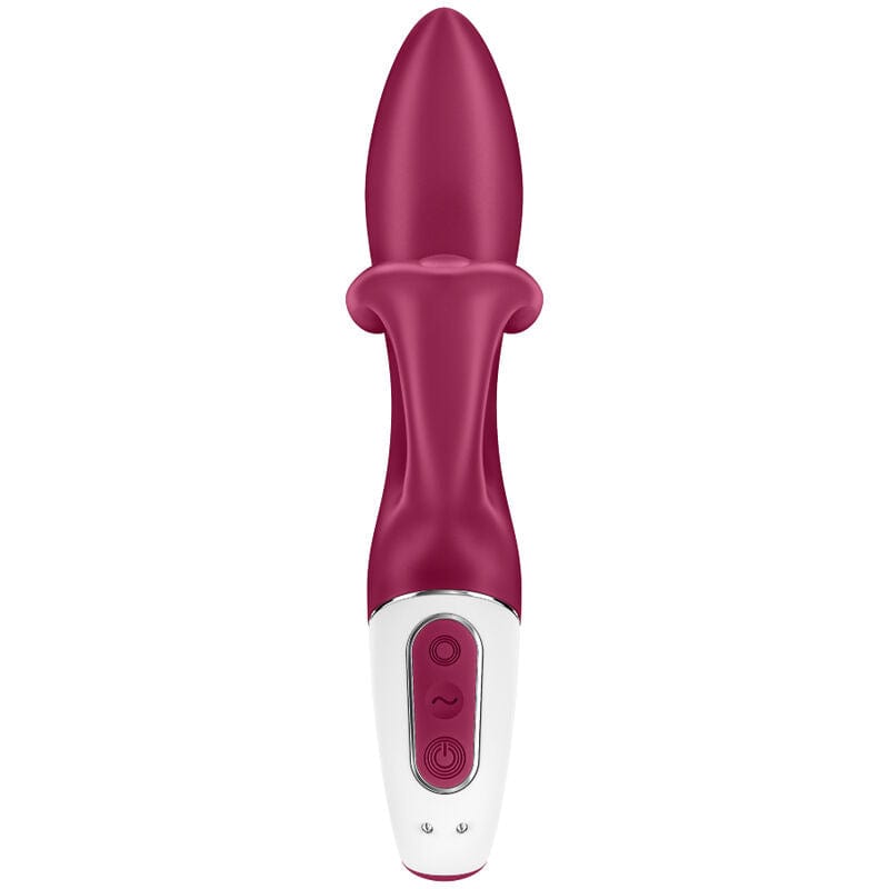 SATISFYER VIBRATOR Rouge SATISFYER - VIBROMASSEUR STIMULATEUR CLITORIDIEN SPOT G EMBRACE ME BAIE
