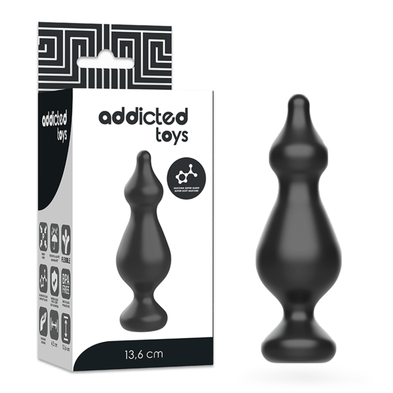 ADDICTED TOYS ADDICTED TOYS - PLUG ANAL 13.6 CM NOIR