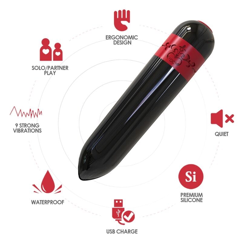 ARMONY STIMULATORS ARMONY - TÉLÉCOMMANDE BULLET VIBRATEUR ROCKET NOIR