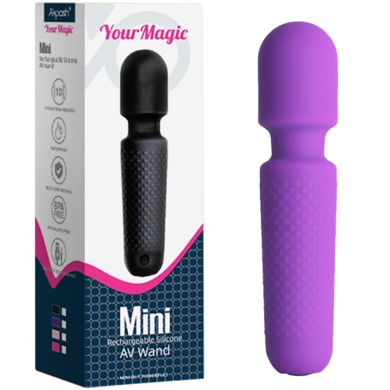 ARMONY MASSAGERS ARMONY - YOUR MAGIC MASSEUR & VIBRATEUR RECHARGEABLE 10 VIBRATIONS BAGUETTE DOTS VIOLET