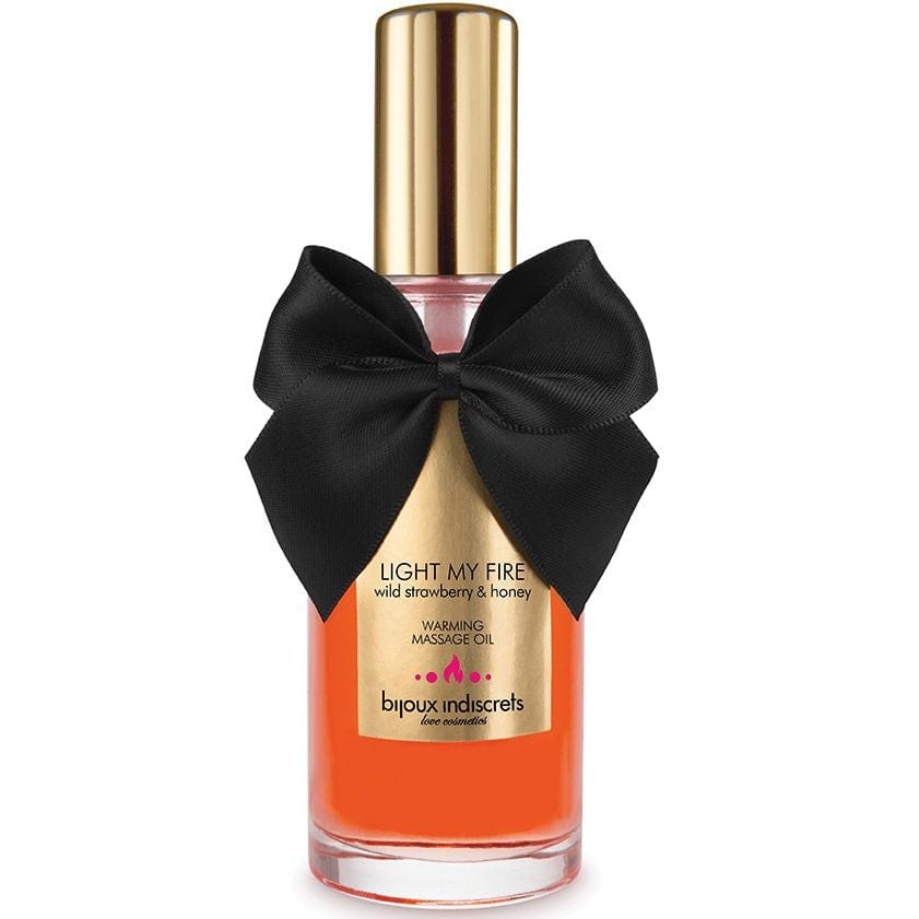 BIJOUX LOVE COSMETIQUES BIJOUX - HUILE DE MASSAGE EFFET CHALEUR ARÔME FRAISE