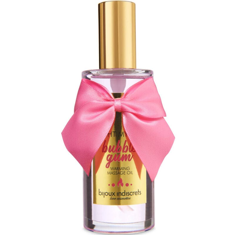 BIJOUX LOVE COSMETIQUES BIJOUX - INDISCRETS HUILE DE MASSAGE LIGHT MY FIRE EFFET CHALEUR SAVEUR GOMME