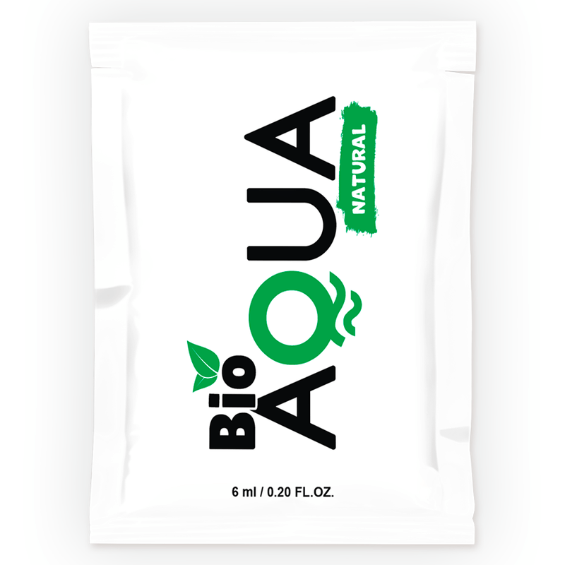 BIOAQUA BIOAQUA - LUBRIFIANT A BASE D''EAU INGREDIENTS NATURELS 6 ML