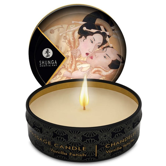 SHUNGA CANDLES Bougie de Massage Vanille SHUNGA 30 ML - Mini Caress by Candelight
