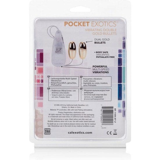 CALEXOTICS CALEXOTICS - BALLES VIBRANTES DUO OR