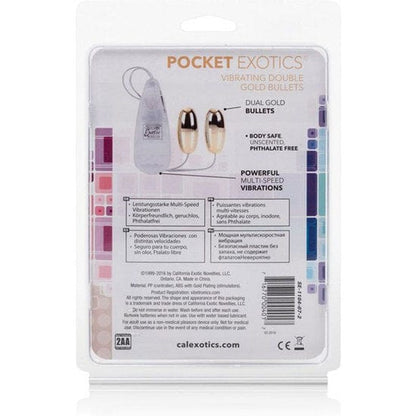 CALEXOTICS CALEXOTICS - BALLES VIBRANTES DUO OR
