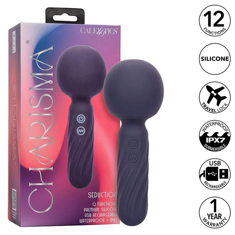 CALEXOTICS CALEXOTICS - CHARISMA SEDUCTION MASSEUR 12 FONCTIONS 17,75 CM X 6,25 CM VIOLET