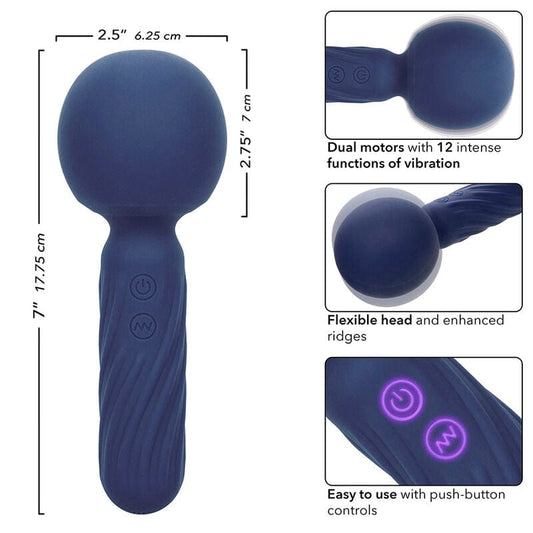 CALEXOTICS CALEXOTICS - CHARISMA SEDUCTION MASSEUR 12 FONCTIONS 17,75 CM X 6,25 CM VIOLET