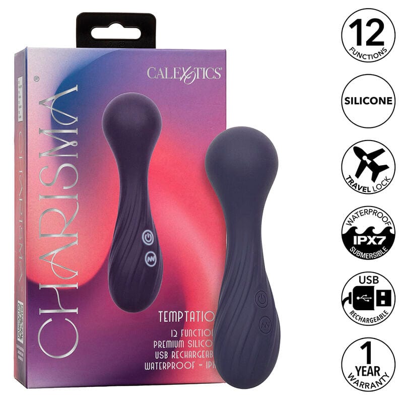 CALEXOTICS CALEXOTICS - CHARISMA TEMPTATION MASSEUR 12 FONCTIONS VIOLET