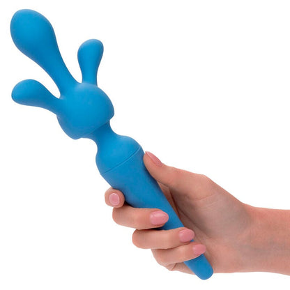 CALEXOTICS CALEXOTICS - COUTURE KIT VIBRATEUR WAND 10 VIBRATIONS BLEU