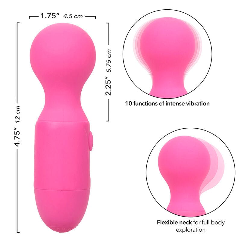 CALEXOTICS CALEXOTICS - FIRST TIME MASSEUR RECHARGEABLE 10 VIBRATIONS ROSE