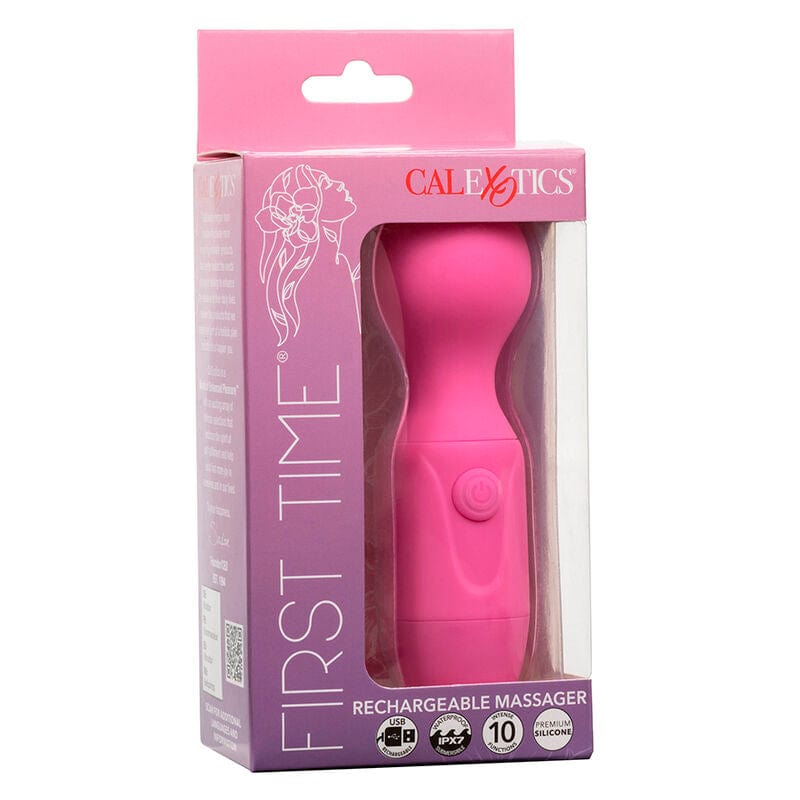 CALEXOTICS CALEXOTICS - FIRST TIME MASSEUR RECHARGEABLE 10 VIBRATIONS ROSE