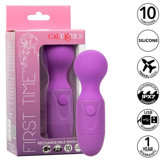 CALEXOTICS CALEXOTICS - FIRST TIME MASSEUR RECHARGEABLE 10 VIBRATIONS VIOLET