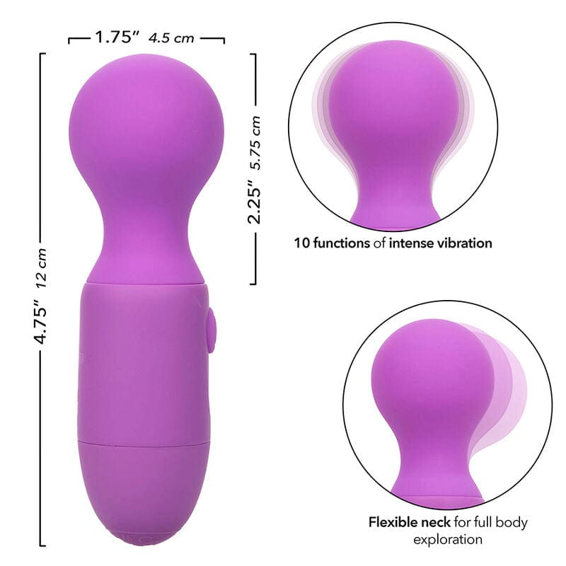 CALEXOTICS CALEXOTICS - FIRST TIME MASSEUR RECHARGEABLE 10 VIBRATIONS VIOLET