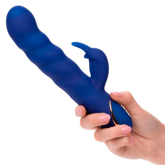 CALEXOTICS CALEXOTICS - JACK VIBROMASSEUR RABBIT WAVE MOTION BLEU
