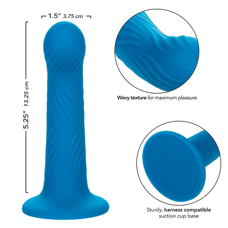 CALEXOTICS CALEXOTICS - WAVE RIDER PLUG ANAL RIPPLE BLEU