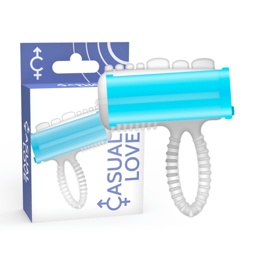 CASUAL LOVE CASUAL LOVE - RING TONGUE VIBRATING BLEU