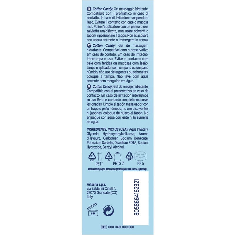 CONTROL LUBES CONTROL - GEL DE MASSAGE BARBE  PAPA 3 EN 1 | 200 ML