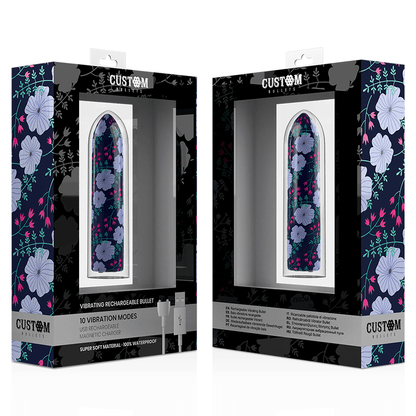 CUSTOM BULLETS CUSTOM BULLETS - PERSONNALISÉS RECHARGEABLE PRINTEMPS 10 INTENSITIES