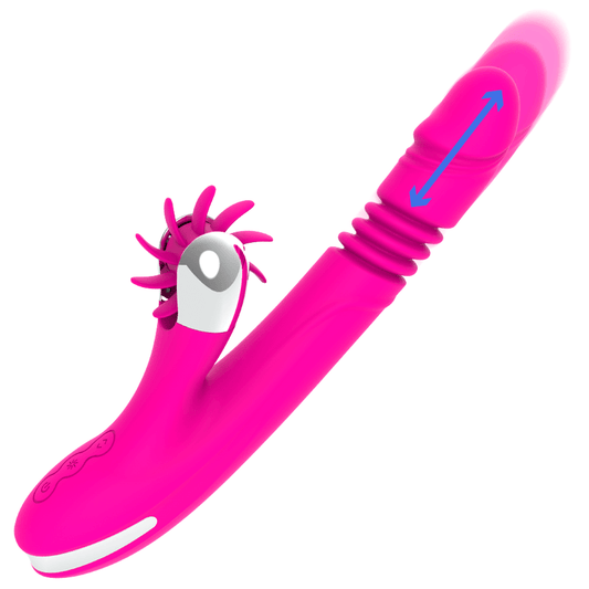DIVERSIA DIVERSIA - VIBROMASSEUR RABBIT  HAUT & BAS 24 CM