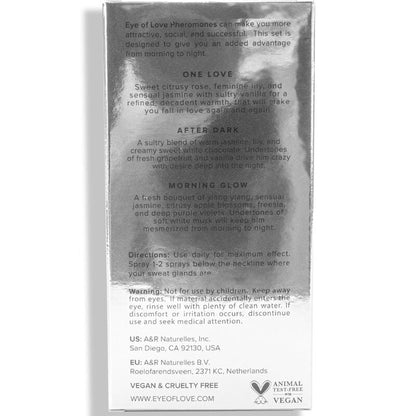 EYE OF LOVE EYE OF LOVE - PARFUM EOL PHR 10 ML SET/3 - MORNING GLOW, ONE LOVE, AFTER DARK