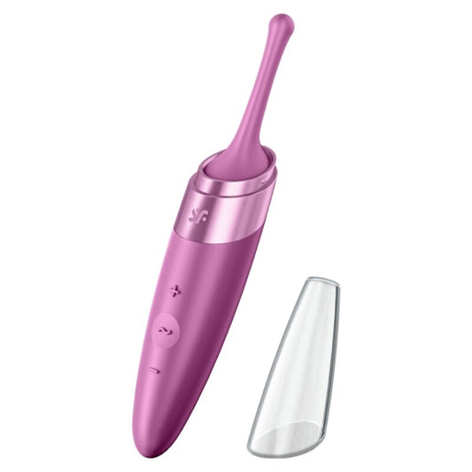 SATISFYER - STIMULATEUR CLITORIDIEN POINTE DE CLITORIS TWIRLING DELIGHT VIOLET