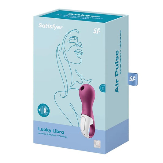 SATISFYER - STIMULATEUR CLITORIDIEN ET VIBROMASSEUR LUCKY LIBRA