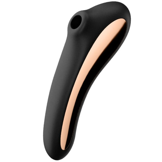 SATISFYER - STIMULATEUR CLITORIDIEN DUAL KISS AIR PULSE NOIR