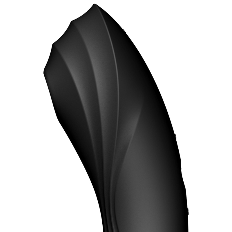 SATISFYER - STIMULATEUR CLITORIDIEN ET VIBRATEUR CURVY TRINITY 4 NOIR