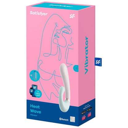 SATISFYER - APPLICATION HEAT WAVE STIMULATEUR CLITORIDIEN ROSE