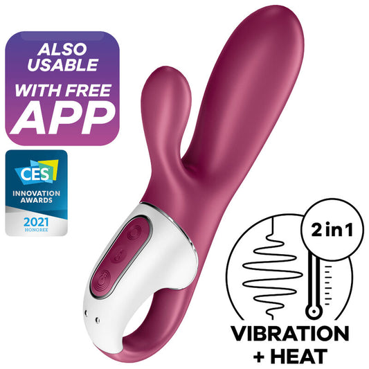 SATISFYER - VIBROMASSEUR RABBIT POINT G HOT BUNNY