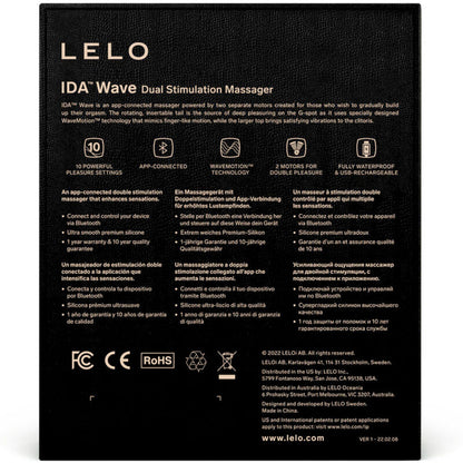 LELO - VIBROMASSEUR POUR COUPLES CORAIL LELO - IDA WAVE