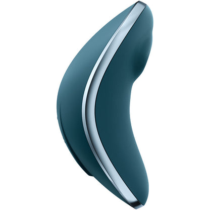SATISFYER - VULVA LOVER 1 STIMULATEUR CLITORIDIEN ET VIBROMASSEUR AIR PULSE BLEU