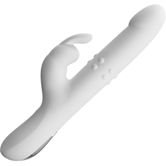 PRETTY LOVE - VIBROMASSEUR RABBIT REESE ROTATIF ARGENTÉE