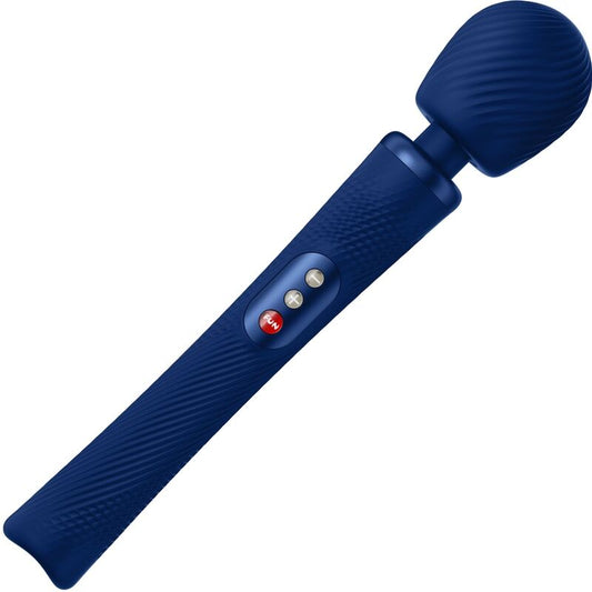 FUN FACTORY - VIM VIBROMASSEUR RUMBLE VIBRANTE RECHARGEABLE EN SILICONE BLEU MINUIT