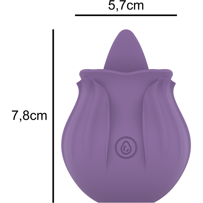 INTENSE - STIMULATEUR CLITORIDIEN 10 VIBRATIONS LILAS