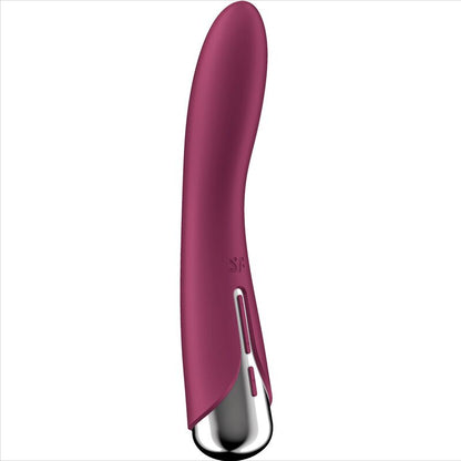 SATISFYER - SPINNING VIBE 1 VIBROMASSEUR ROTATEUR G-SPOT ROUGE