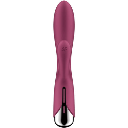 SATISFYER - VIBROMASSEUR RABBIT 1 CLITORIS ET STIMULATION DU POINT G ROUGE