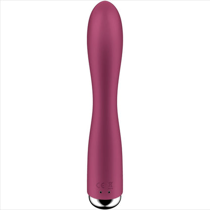 SATISFYER - VIBROMASSEUR RABBIT 1 CLITORIS ET STIMULATION DU POINT G ROUGE