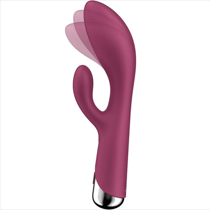 SATISFYER - VIBROMASSEUR RABBIT 1 CLITORIS ET STIMULATION DU POINT G ROUGE