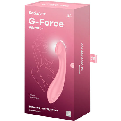 SATISFYER - VIBROMASSEUR STIMULATEUR CLITORIDIEN G-FORCE G-SPOT ROSE