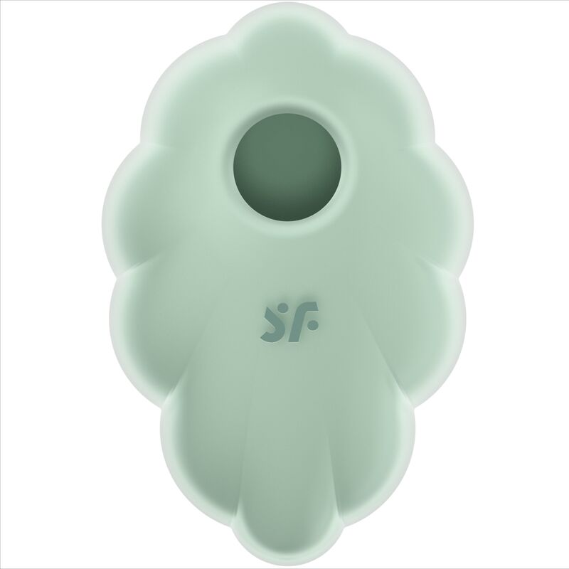 SATISFYER - STIMULATEUR CLITORIDIEN CLOUD DANCER VERT AIR PULSE