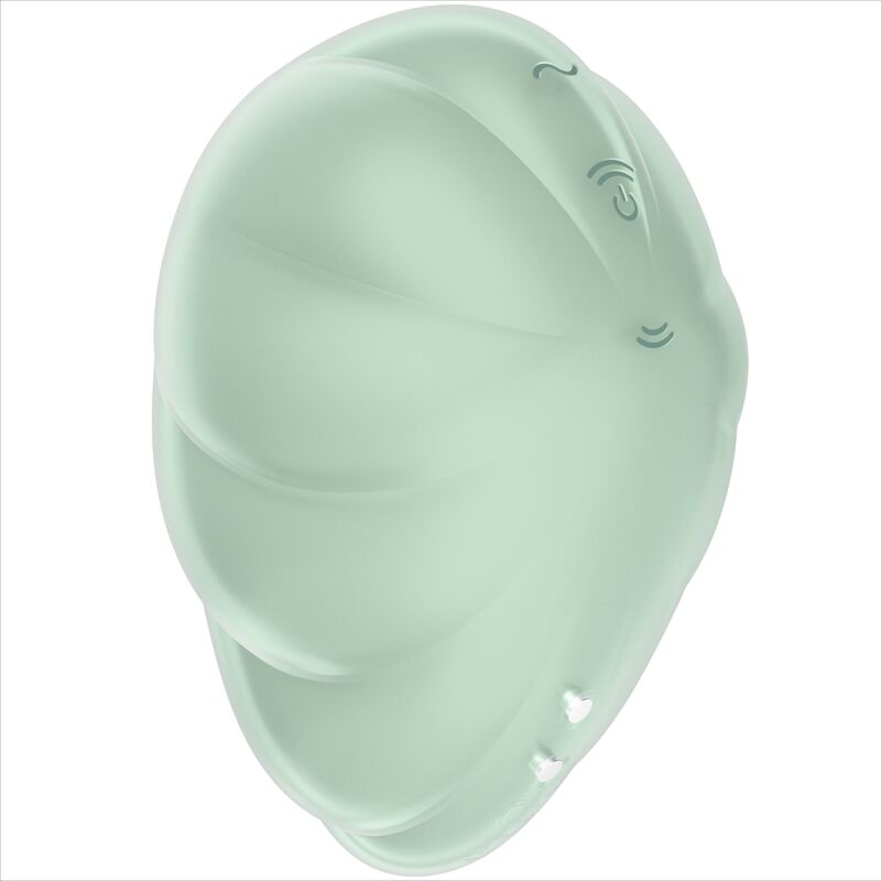 SATISFYER - STIMULATEUR CLITORIDIEN CLOUD DANCER VERT AIR PULSE