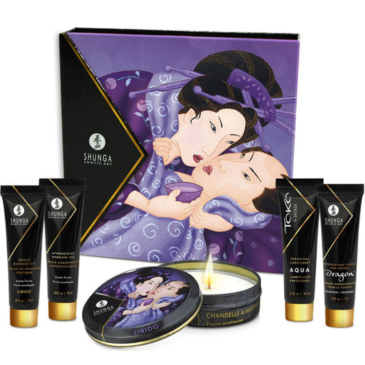SHUNGA - FRUITS EXOTIQUES SECRETS GEISHA COFFRET DE MASSAGE