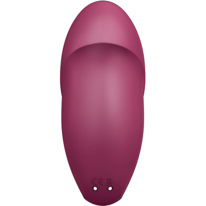 SATISFYER - TAP & CLIMAX 1 STIMULATEUR CLITORIDIEN LAY-ON ROUGE