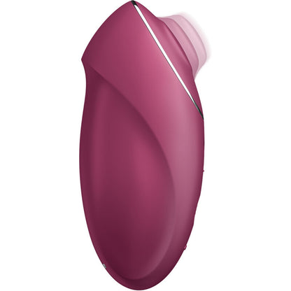 SATISFYER - TAP & CLIMAX 1 STIMULATEUR CLITORIDIEN LAY-ON ROUGE