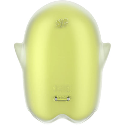 SATISFYER - GLOWING GHOST AIR PULSE & STIMULATEUR CLITORIDIEN JAUNE