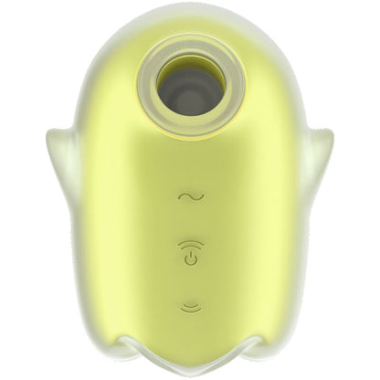 SATISFYER - GLOWING GHOST AIR PULSE & STIMULATEUR CLITORIDIEN JAUNE